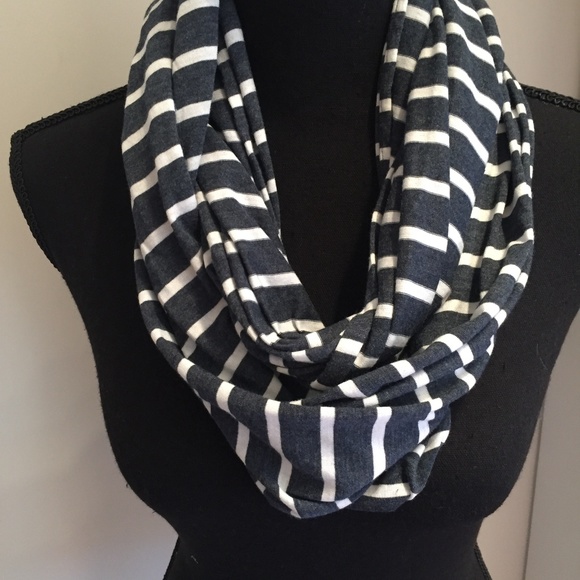 Vince Striped Infinity Scarf - Picture 3 of 5